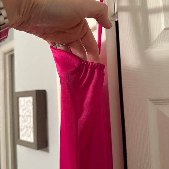 Vintage After Dark Pink Slip Dress and Jacket - Picture 6 of 16